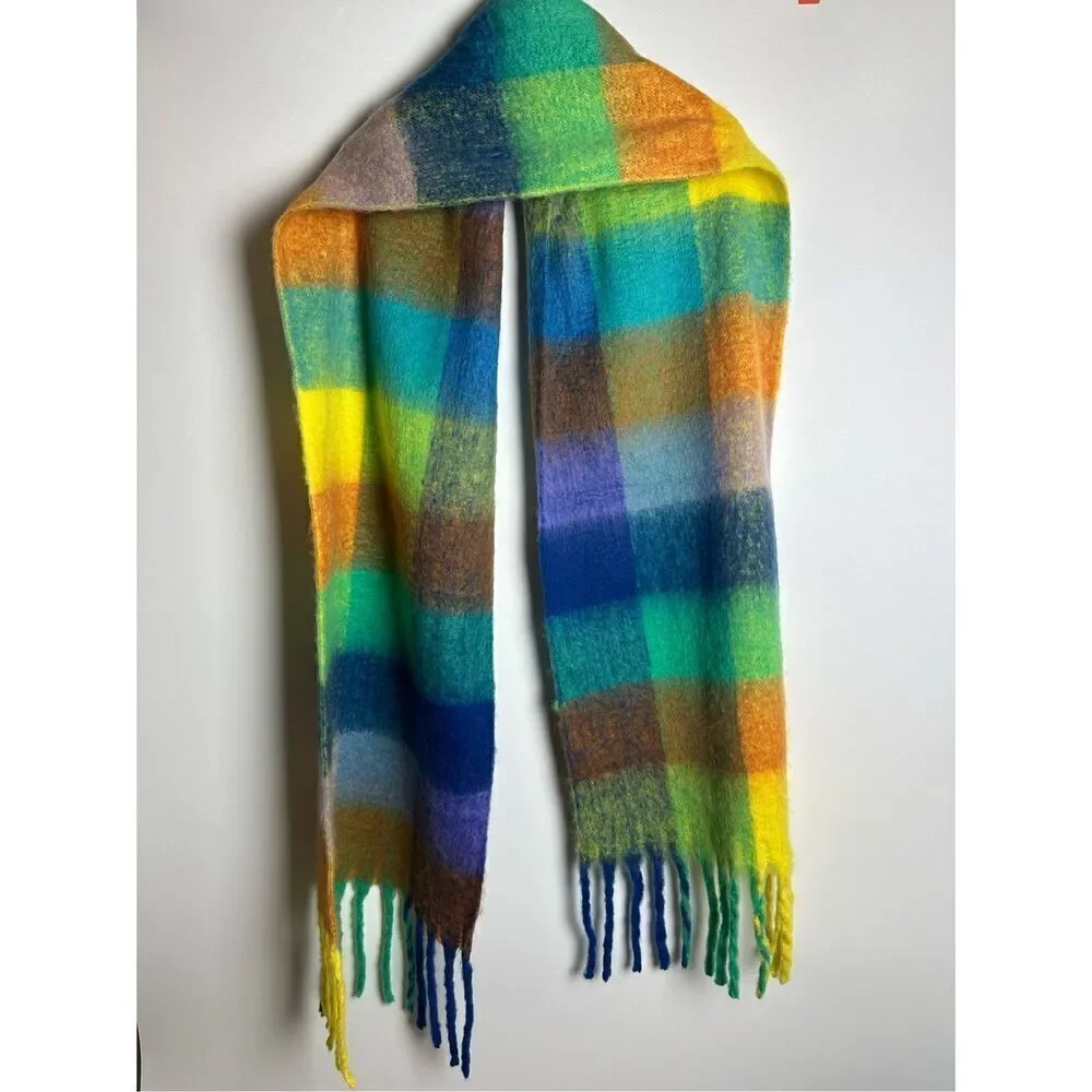 Multi color oversized scarf